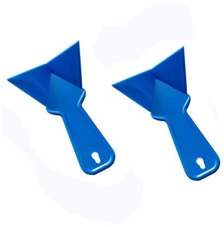 Cazzuola per angoli interni, 2 pezzi in plastica per cartongesso, cazzuola angolare a 90 gradi per fangare