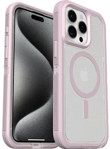 OtterBox iPhone 15 Pro Max Defender Series XT Case with MagSafe, Screenless, Rugged - Non-Retail Packaging - Starry Mountain