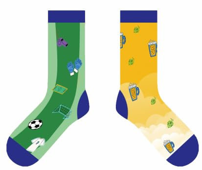 Socken Damen für Männer Lustige Geschenke Odd Bunte Baumwollsocken Socks Geburtstagsge Schenke Ostersockens Jugendliche Personalisiert Happy Socks Women EU 36-42 Fußball