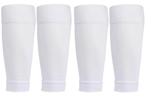 HJDJBD Fußball Stutzen Kinder,Ohne Socken,Fussballstutzen,Elastisch Sleeves Tubes Sportsocken,Stutzenstrumpf,Atmungsaktive Trainingssocken für Jungen Radfahren,Laufen,Basketball,Eishockey