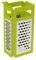 Küche Käse Reibe Faltbare Vier Gemüse Schäler Slicer Edelstahl Obst Cutter Wlr893 (Green, 19x15x1.5cm)
