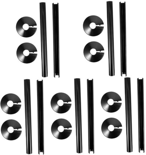 STOBOK 5 Sets Under Boiler Pipe Cover Decorative Pipe Hole Cover Replacement for Water Guard