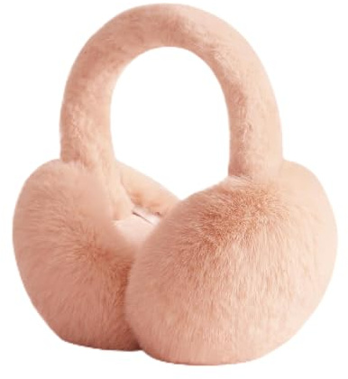 FSMILING 2 Pack de Chauffe-Oreilles Hiver Chaud Couvre-Oreilles En Peluche Pliable Earmuffs Pour Hommes Femmes Couleur
