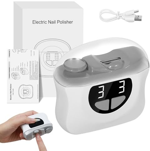 Coupe-Ongles électrique,2026 Nouveau Coupe-Ongles Automatique,3 en 1 Electrique Portable,3 Vitesses,avec Lumière LED,pour Enfants,Adultes et Personnes âgées (Gris)