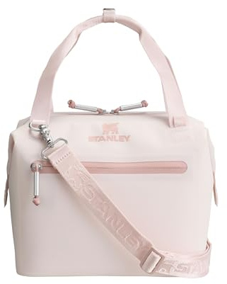 Stanley 1913 All-Day Julienne Maxi Cooler - 100% Recyceltes Polyester - Tragegriff - Reißverschlussöffnung - Anpassbare Riemen - Netztaschen - Erhabenes Logo - Kontrastierende Farben