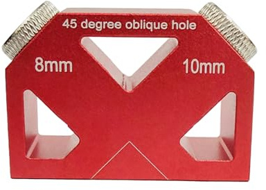 Oblique Hole Finder - Portable Angle Drill Bit for Woodworking | Angled Screw Clamp with Drill Guide - For Woodworking, Furniture Frame, Crafts, Cabinet, Deck, DIY, Stairs, Handrail