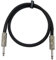 GLS Audio 3 feet Speaker Cable 12AWG Patch Cords - 3 ft 1/4 to 1/4 Professional Speaker Cables Black 12 Gauge Wire - Pro 3' Phono 6.3mm Cord 12G - Single