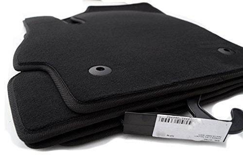 Fußmatten 3 BL (Velour) Automatten Original Qualität 4-teilig schwarz ink. Befestigung