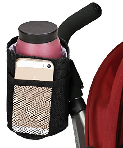 FakeFace® Universell Kinderwagen Buggy Getränkehalter Flaschenhalter