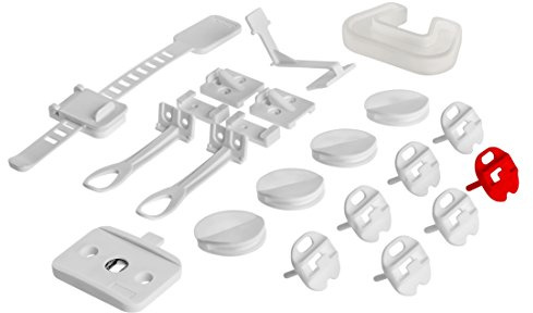 Reer 77012 MySafeHome Sicherheits-Starter-Set, 15 Teilig, weiß