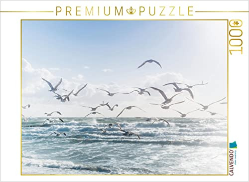 CALVENDO Puzzle EIN Motiv aus dem Kalender Traum vom Fliegen - Poesie des Meeres | 1000 Teile Lege-Größe 64 x 48 cm Foto-Puzzle für glückliche Stunden