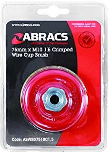 Connect 32132 M10 Drahtbürste Abracs, gecrimpt, 1,5 x 75 mm, 1 Stück