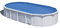 Piscina de Acero Elevada,Ovalada con Aspecto Acero Blanco. Piscinas Desmontables para Jardín 730 x 375 x 132 cm - Piscina Gre KITPROV7388 Haiti.