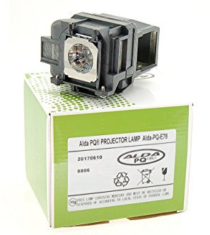 Alda PQ-Premium, Lampada proiettore per EPSON EB-X20 Proiettori, lampada con modulo