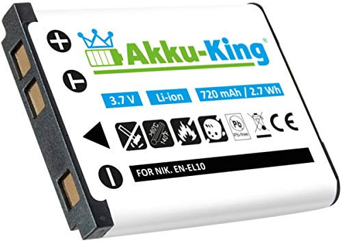 Akku kompatibel mit Fuji NP-45 - Li-Ion 720mAh - für FinePix J10, J100, J110W, J12, J120, J15, J150W, J20, J210, J25, J250, J26, NP-45A, NP-45-B