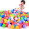 Single 100pcs/200pcs Play Balls Colorful Ball Fun Ball Soft Plastic Ocean Ball Baby Kid Toy Swim Pit Toy (100pcs play balls)