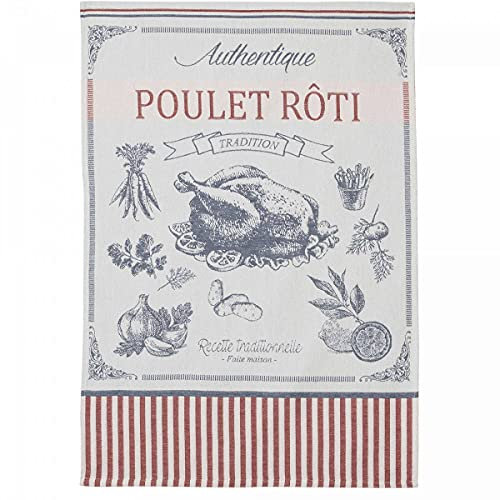 Coucke Geschirrtuch Jacquard Huhn Roti