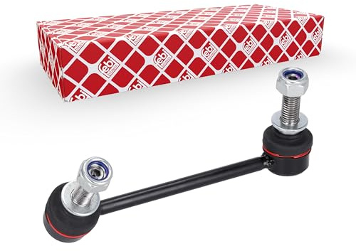 febi bilstein 102228 Verbindungsstange mit Sicherungsmuttern, 1 Stück | Kompatibel mit: LAND ROVER DISCOVERY V