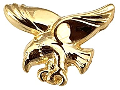 Herrenohrring Adler Stecker Gold 585 Ohrring für Herren Greifvogel