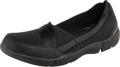 Skechers Damen Be-lux Daylights Mary Jane Halbschuhe, Black Mesh Durabuck Trim, 38 EU