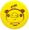 BangShou Wurfscheibe für Kinder Softe Wurfscheibe Weiches Flying Disc Verdickte mit Cartoon Muster für Kinder Sport (Goldenes Schweinchen)