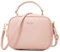 WANYIG Handy Umhängetasche Damen PU Leder Schultertasche Klein Reißverschluss Handtasche Crossbody Bag Frauen Brieftasche Cross-Body Tasche(Rosa)