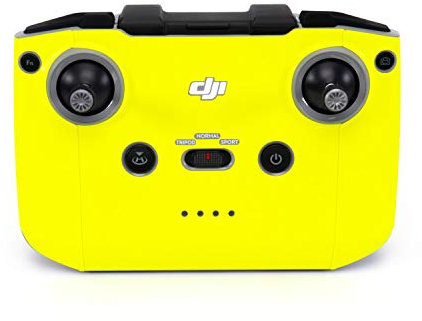 Wrapgrade Skin kompatibel mit DJI Mavic Air 2 | Fernbedienung (NEON Yellow)