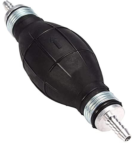 Pumpe Umfüllpumpe Asduaro 6mm / 8mm / 10mm / 12mm Handpumpe,Notpumpe Kraftstoffpumpe, Kraftstoffleitung Benzinpumpe Gummi Handprimer Birne D-ieselöltransfer Benzin für Auto Boot Marine Außenborder