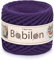 T-Shirt-Garn, Fettuccine-Spaghetti-Knäuel, zum Häkeln, Stricken, für Maskenbänder, Makramee, Bio-Baumwolle, Jerseygarn, 3–5 mm, veilchenfarben