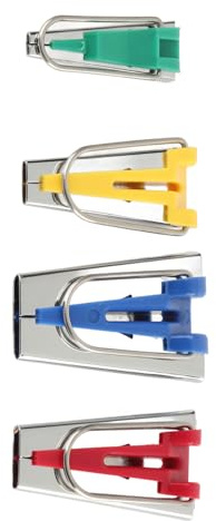 Bias Tape Maker Fein 4 Stück Stoff Teppich DIY Nähwerkzeuge Crimpen Machen Sie einen Wandteppich