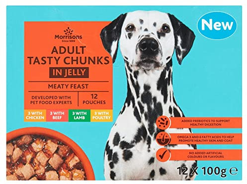 Morrisons Dog Food In Jelly, 12 x 100 g