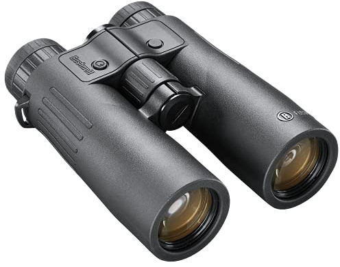 Bushnell Fusion X 10 x 42 mm Entfernungsmesser, Jagd-Fernglas mit integriertem Entfernungsmesser, Winkelbereich und Bullet Drop Compensation Modi