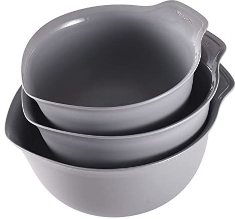 KitchenAid Lot de 3 bols à mélanger universels Gris