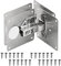 AGIGU Cabinet Hinge Repair Plate - Stainless Steel Kitchen Cabinet Brackets with Fixing Screw, Kitchen Cabinet Hinges Repair Kit for Cupboard Cabinet Furniture 4PCS