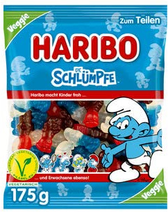 HARIBO Schlümpfe veggie, 20er Pack (20 x 175g)