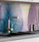 MyMaxxi Küchenrückwand Folie selbstklebend matt - einfache Montage ohne Bohren 0,4mm stark Versteift - Motiv Blätter - 60cm hoch - Spritzschutz Küche Klebefolie - Pflanze 400 x 60cm