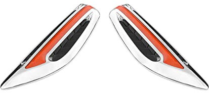 BYNYXI Universal Auto Lufteinlass Verkleidung, 15cm x 5cm, ABS Kunststoff, Neu