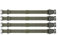 4PCS Tactical Rush Tier System, tragbares Molle-Rucksackgurt-Zubehör für Outdoor-Camping, Wandern, Bergsteigen