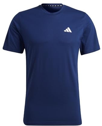 adidas Men's Train Essentials Feelready Training Tee, Dark Blue/White, XS