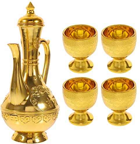 Milisten Tibetanische buddhistische Angebotstasse Ritual Sacrifice Tasse türkische Kaffee Set Feng Shui Teetasse Weinkessel buddhistische Zubehör