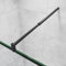 Barre de stabilisation extensible 70-120cm en cylindrique pour douche à l'italienne, barre de fixation en aluminium Noir Mat