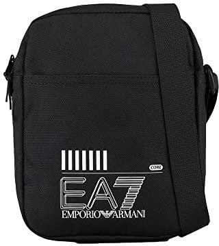 Emporio Armani EA7 borsa a tracolla uomo black - white logo