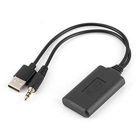 Cable de Audio Bluetooth, Cable AUX‑IN de Bluetooth, Cable de Audio AUX para Coche de 3,5 Mm/0,14 Pulgadas, Adaptador Receptor Inalámbrico Bluetooth, Música Estéreo HIFI,