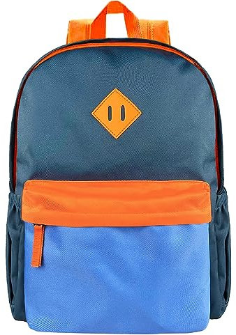 NICE CHOICE Vorschulrucksack, Kindergarten, Kleinkinder, Schulrucksäcke für Jungen und Mädchen, mit Brustgurt, Blau, 15inch, Schulrucksack