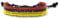 Culture Beads Handmade Beaded Bracelet: Wear a Country Flag with Natural Masaai Jewellery Beads (Colombia)