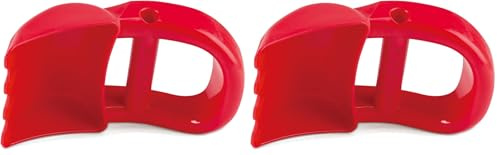 Hape Rastrillo de Mano Rojo, Juguetes de Playa y Jardín, para niños a Partir de 18 Meses (Paquete de 2)