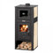 Stufa a legna con forno lucrezia 12-13 kw rossa
