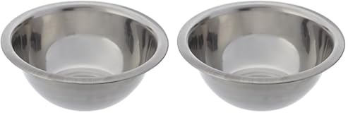 IBILI 710116 Bowl 16 cm of Stainless Steel, Silver (Pack of 2)
