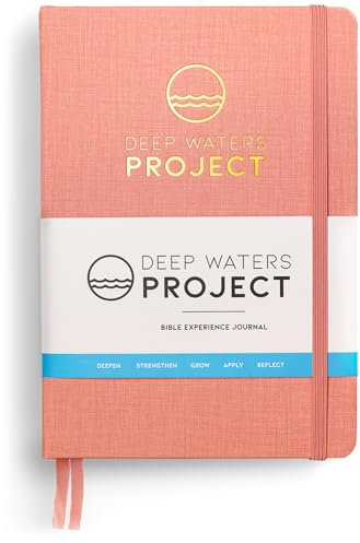Deep Waters Project Bibelstudium-Tagebuch, strukturiertes Prozess-Tagebuch für Männer und Frauen mit über 100 Prozessseiten, einem Skriptur-Erinnerungs-Leitfaden und Platz für Notizen