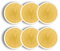 OGO LIVING - Lot 6 assiettes à pain flé 13.5cm en grès moutarde - 2614454